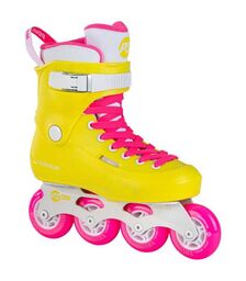 POWERSLIDE  Zoom Neon Yellow 80 Πατίνια - Κίτρινο Χρώμα (Κίτρινο), Μέγεθος (37-38)