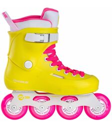 POWERSLIDE  Zoom Neon Yellow 80 Πατίνια - Κίτρινο Χρώμα (Κίτρινο), Μέγεθος (37-38)