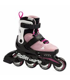 ROLLERBLADE Microblade Αυξομειούμενα Πατίνια - Pink/White Χρώμα (Λευκό-Ροζ), Μέγεθος (28-32)