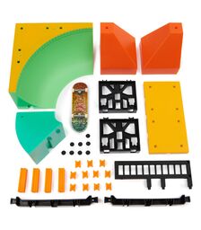 Tech Deck  X-Connect  Park Creator - 1 Μινιατούρα Τροχοσανίδα και 1 Ράμπα