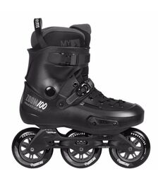 POWERSLIDE Zoom Pro Black 100 Πατίνια Χρώμα (Μαύρο), Μέγεθος (43-44)