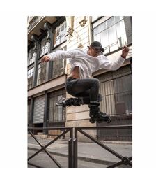 POWERSLIDE Zoom Pro Black 100 Πατίνια Χρώμα (Μαύρο), Μέγεθος (43-44)