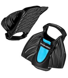 Waveo Swim Fins Βατραχοπέδιλα Ρυθμιζόμενα - Black/Blue Χρώμα (Μαύρο-Μπλε), Μέγεθος (32-39)
