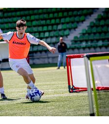 Bazooka Τέρμα Ποδοσφαίρου Αλουμινίου - Κόκκινο