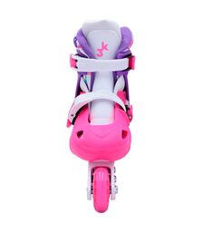 3K Αυξομειούμενα Πατίνια - Φούξια/Μωβ/Λευκό Χρώμα (Φούξια-Μωβ-Λευκό), Μέγεθος (35-38)