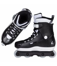 PLAYLIFE Aggressive Πατίνια Reactor - Λευκό/Μαύρο Χρώμα (Λευκό-Μαύρο), Μέγεθος (37-38)