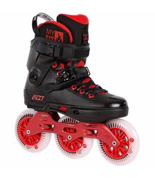 POWERSLIDE Next Black Red 110 Urban Πατίνια - Μαύρο/Κόκκινο Χρώμα (Κόκκινο), Μέγεθος (40-41)