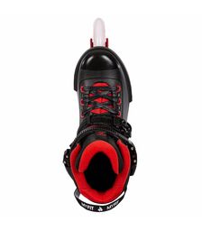 POWERSLIDE Next Black Red 110 Urban Πατίνια - Μαύρο/Κόκκινο Χρώμα (Κόκκινο), Μέγεθος (42-43)