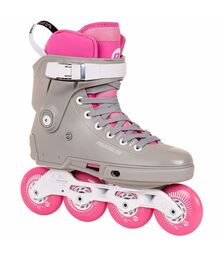 POWERSLIDE Next SL Pink 80 Urban Πατίνια - Γκρι/Ροζ Χρώμα (Γκρι-Ροζ), Μέγεθος (40-41)