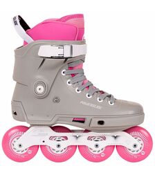 POWERSLIDE Next SL Pink 80 Urban Πατίνια - Γκρι/Ροζ Χρώμα (Γκρι-Ροζ), Μέγεθος (36-37)