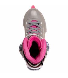 POWERSLIDE Next SL Pink 80 Urban Πατίνια - Γκρι/Ροζ Χρώμα (Γκρι-Ροζ), Μέγεθος (38-39)