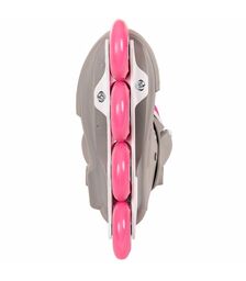 POWERSLIDE Next SL Pink 80 Urban Πατίνια - Γκρι/Ροζ Χρώμα (Γκρι-Ροζ), Μέγεθος (38-39)