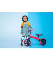 YVOLUTION Velo Junior New Ποδήλατο Ισορροπίας  - Κόκκινο