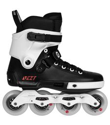 POWERSLIDE Next Core Black 80 Πατίνια Χρώμα (Μαύρο-Λευκό), Μέγεθος (36-37)