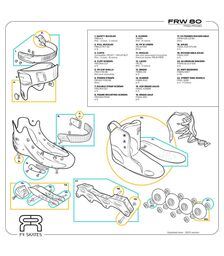 FR FRW 80 Πατίνια - Μαύρο/Ροζ Χρώμα (Μαύρο-Ροζ), Μέγεθος (36)