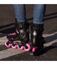 FR FRW 80 Πατίνια - Μαύρο/Ροζ Χρώμα (Μαύρο-Ροζ), Μέγεθος (41)