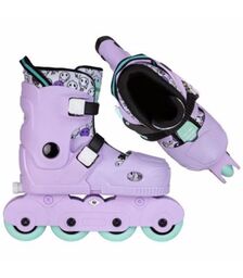 POWERSLIDE Smile Girls Αυξομειούμενα Πατίνια - Λιλά Χρώμα (Λιλά), Μέγεθος (26-29)