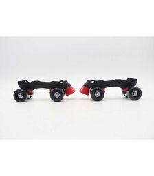 ΑΘΛΟΠΑΙΔΙΑ Αυξομειούμενα Inline/Roller Skates/Παγοπέδιλα, 3 σε 1, για Αγόρια Χρώμα (Κόκκινο), Μέγεθος (34-37)