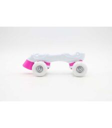 ΑΘΛΟΠΑΙΔΙΑ Αυξομειούμενα Inline/Roller Skates/Παγοπέδιλα, 3 σε 1, για Κορίτσια Χρώμα (Φούξια), Μέγεθος (38-41)