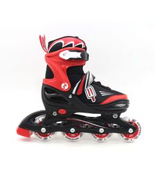 ΑΘΛΟΠΑΙΔΙΑ Αυξομειούμενα Inline/Roller Skates/Παγοπέδιλα, 3 σε 1, για Αγόρια Χρώμα (Κόκκινο), Μέγεθος (30-33)