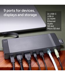 ZAGG 9-Port Hub Workstation (Γκρι/Μαύρο)