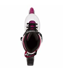 POWERSLIDE Phuzion Universe 4W Αυξομειούμενα Πατίνια - Ροζ Χρώμα (Λευκό-Ροζ), Μέγεθος (37-40)