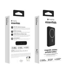 Mophie Essentials Magnetic Wireless Portable Battery 10K (Μαύρο)