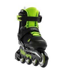 ROLLERBLADE Microblade Αυξομειούμενα Πατίνια - Black/Green Χρώμα (Πράσινο-Μαύρο), Μέγεθος (28-32)