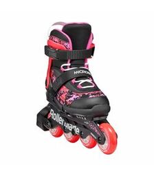 ROLLERBLADE Microblade SL Αυξομειούμενα Πατίνια - Μαύρο/Κοραλί Χρώμα (Μαύρο-Κοραλί), Μέγεθος (36.5-40.5)