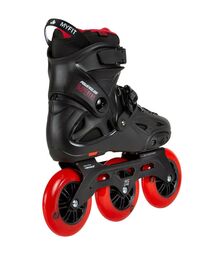 POWERSLIDE Imperial Black Red 110 Inline Skates - Μαύρο/Κόκκινο Χρώμα (Μαύρο-Κόκκινο), Μέγεθος (45-46)