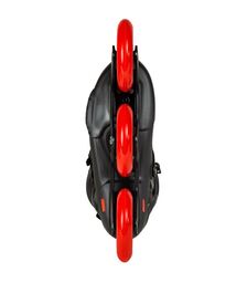 POWERSLIDE Imperial Black Red 110 Inline Skates - Μαύρο/Κόκκινο Χρώμα (Μαύρο-Κόκκινο), Μέγεθος (45-46)