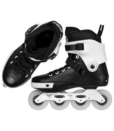 POWERSLIDE Next Core Black 80 Πατίνια Χρώμα (Μαύρο-Λευκό), Μέγεθος (36-37)