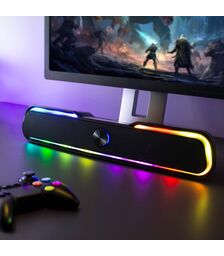 The Source RGB Gaming Ηχόμπαρα – Ασύρματο Ηχείο με Φωτισμό LED & Στερεοφωνικό Ήχο