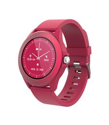 Forever Smartwatch με παλμογράφο Colorum CW-300 xMagenta σε κόκκινο/μωβ χρώμα