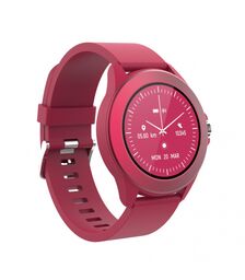 Forever Smartwatch με παλμογράφο Colorum CW-300 xMagenta σε κόκκινο/μωβ χρώμα