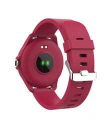 Forever Smartwatch με παλμογράφο Colorum CW-300 xMagenta σε κόκκινο/μωβ χρώμα