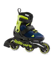 ROLLERBLADE Microblade 3WD 2021 Αυξομειούμενα Πατίνια - Blue Royal/Lime Χρώμα (Μαύρο-Μπλε-Κίτρινο), Μέγεθος (33-36.5)