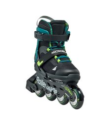 ROLLERBLADE Microblade XT Αυξομειούμενα Πατίνια - Μαύρο/Πετρόλ Πράσινο Χρώμα (Μαύρο-Πετρόλ), Μέγεθος (28-32)