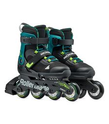 ROLLERBLADE Microblade XT Αυξομειούμενα Πατίνια - Μαύρο/Πετρόλ Πράσινο Χρώμα (Μαύρο-Πετρόλ), Μέγεθος (33-36.5)