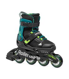 ROLLERBLADE Microblade XT Αυξομειούμενα Πατίνια - Μαύρο/Πετρόλ Πράσινο Χρώμα (Μαύρο-Πετρόλ), Μέγεθος (28-32)