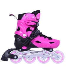 ΑΘΛΟΠΑΙΔΙΑ 10306 Αυξομειούμενα Πατίνια/Roller Skates 2 σε 1 - Ροζ Χρώμα (Ροζ), Μέγεθος (31-34)ΑΘΛΟΠΑΙΔΙΑ 10306 Αυξομειούμενα Πατίνια/Roller Skates 2 σε 1 - Ροζ Χρώμα (Ροζ), Μέγεθος (31-34)