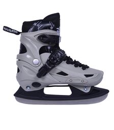 3K Αυξομειούμενα Πατίνια/Roller Skates/Παγοπέδιλα 3 σε 1 - Γκρι Χρώμα (Γκρι), Μέγεθος (39-42)