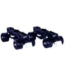 ΑΘΛΟΠΑΙΔΙΑ 10306 Αυξομειούμενα Πατίνια/Roller Skates 2 σε 1 - Μαύρο Χρώμα (Μαύρο), Μέγεθος (35-38)
