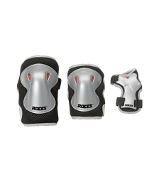 Roces Orlando 4.0 Inline Skates με Προστατευτικά και Κράνος -  Κόκκινο Λάιμ Χρώμα (Κόκκινο), Μέγεθος (30-35)
