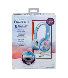 eKids Frozen 2 Ασύρματα Ακουστικά με ασφαλή μέγιστη ένταση ήχου για παιδιά και εφήβους (FR-B36VM) (Γαλάζιο/Λευκό)