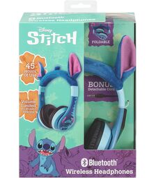 eKids Disney Stitch Ασύρματα Ακουστικά με ασφαλή μέγιστη ένταση ήχου για παιδιά και εφήβους (SH-B52) (Μπλε/Γαλάζιο)