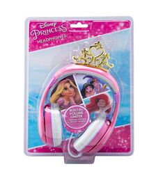 eKids Disney Princess Ενσύρματα Ακουστικά με ασφαλή μέγιστη ένταση ήχου για παιδιά και εφήβους (DP-140) (Ροζ/Μωβ/Λευκό)