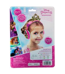 eKids Disney Princess Ενσύρματα Ακουστικά με ασφαλή μέγιστη ένταση ήχου για παιδιά και εφήβους (DP-140) (Ροζ/Μωβ/Λευκό)