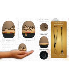 eKids Harry Potter Φορητό ηχείο Bluetooth για παιδιά με λουράκι καρπού (Μαύρο/Κίτρινο/Μπεζ)