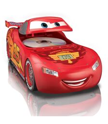 eKids Cars Lightning McQueen CD Vroombox - Φορητό CD Player με ραδιόφωνο (CR-430) (Κόκκινο)